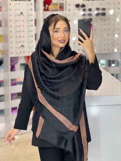 شال شال نخی نگینی کد 2160