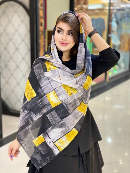 شال نخ و حریر کد 442