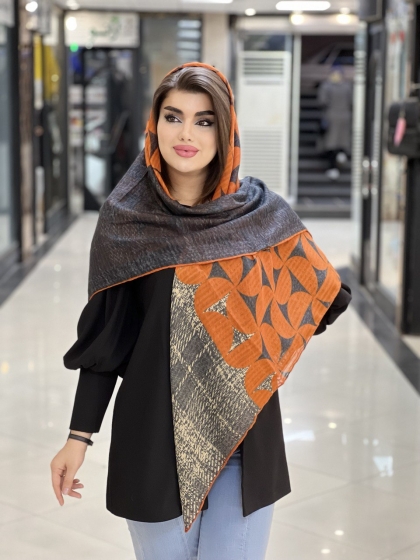 روسری نخی دور دست دوز کد1450