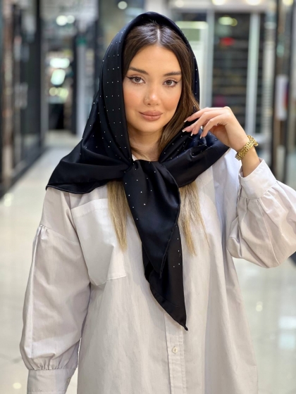 روسری نگینی ترک ( وارداتی) کد 2418