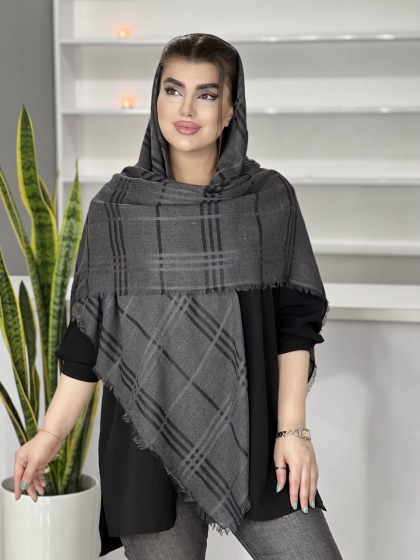 روسری نخی  پاییزه دور ریش کد 1345