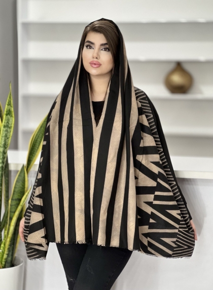 شال موهر کجراه ریشه دار کد1393