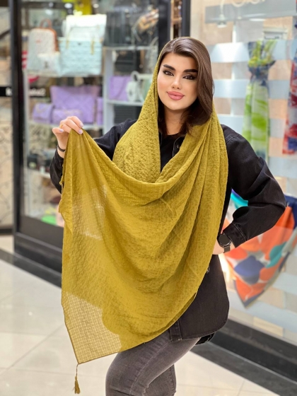 شال پفکی منگوله دار بهاره کد897