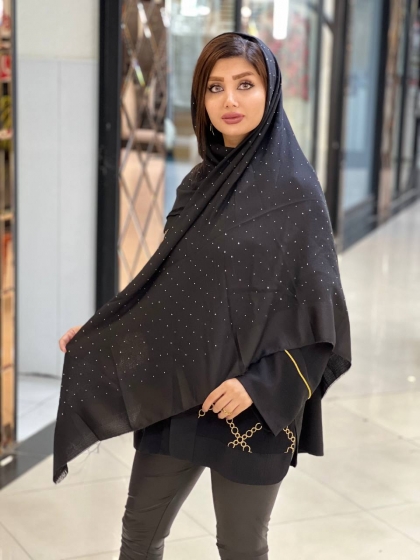 روسری نخی نگین دار کد2108
