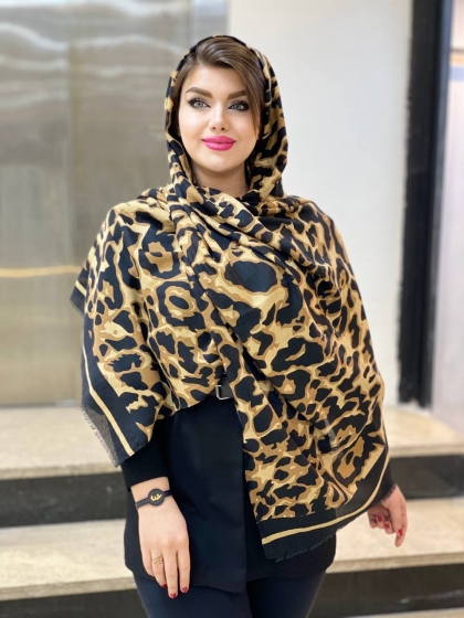 شال نخی پلنگی کد 283