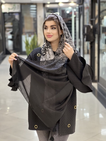حراج شال نخی منگوله دار کد824