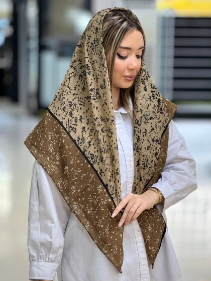روسری گارزا دور دست دوز کد 2720