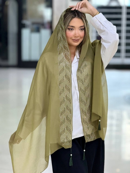 شال هندی نگین دار کد 2752