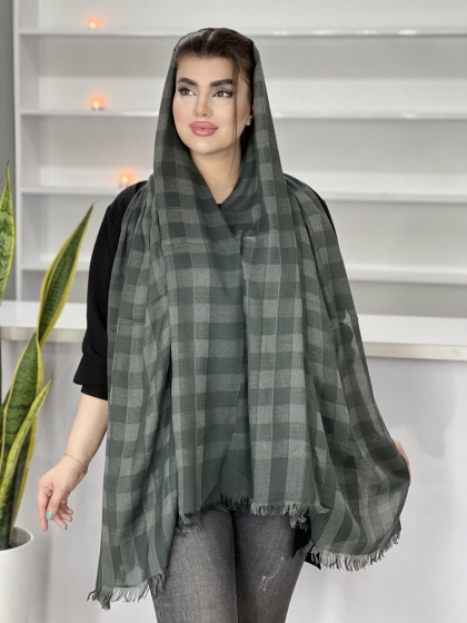 شال نخی ملانژ پاییزه کد 1349