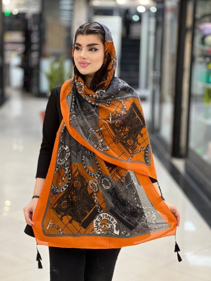 شال سی آی اسکارف منگوله دار بهاره کد 918
