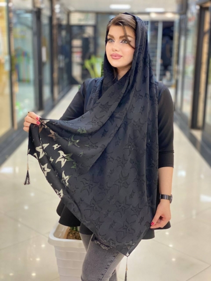 شال یاخما منگوله دار کد 301