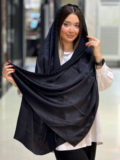 شال کوپرا مروارید کاری کد 2599