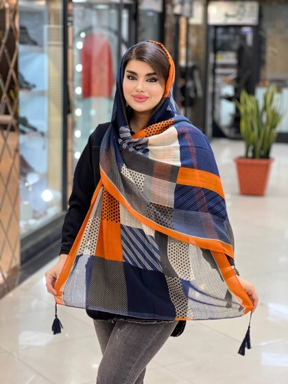 شال نخی فلورانس منگوله دار کد 826