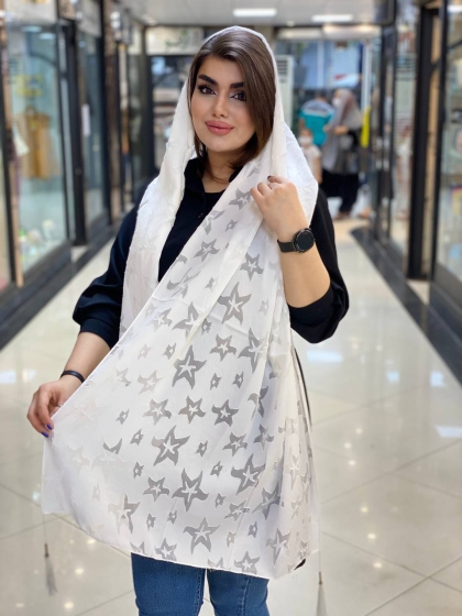 شال یاخما منگوله دار کد 440