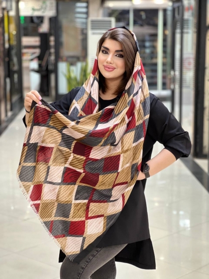 شال موهر ریشه دار پاییزه کد 620