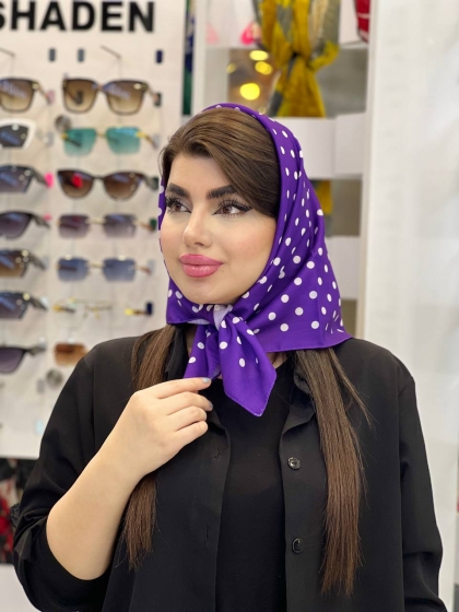 روسری مینی اسکارف دور دوخت کد 2054
