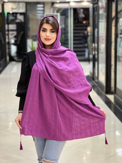 شال کمرا پاییزه منگوله دار کد 657