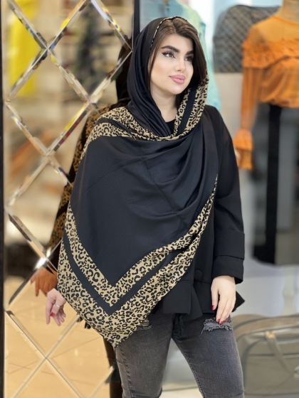 شال نخی منگوله دار کد1827