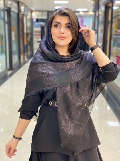 روسری نخی لمه دار کد386
