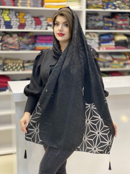شال یاخما منگوله دار کد 252