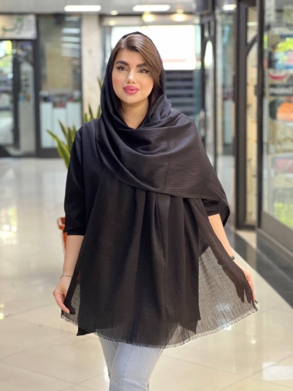 شال نخی لمه دار کد2000
