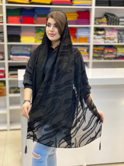 شال یاخما منگوله دار کد 527