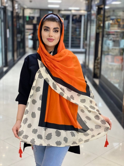 شال حصیری منگوله دار کد 563