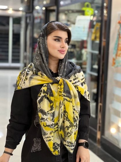 روسری گارزا دور دست دوز کد 870