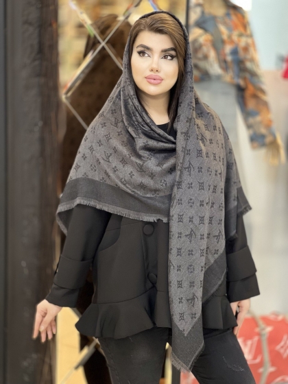 روسری نخی ملانژ پاییزه کد1423