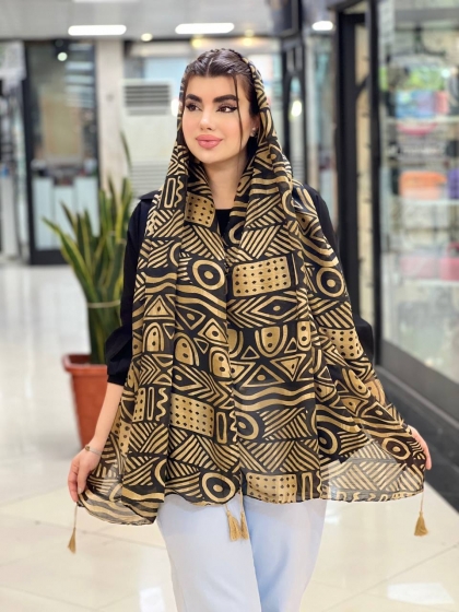 شال اسلپ دور دوخت منگوله دار کد 2028