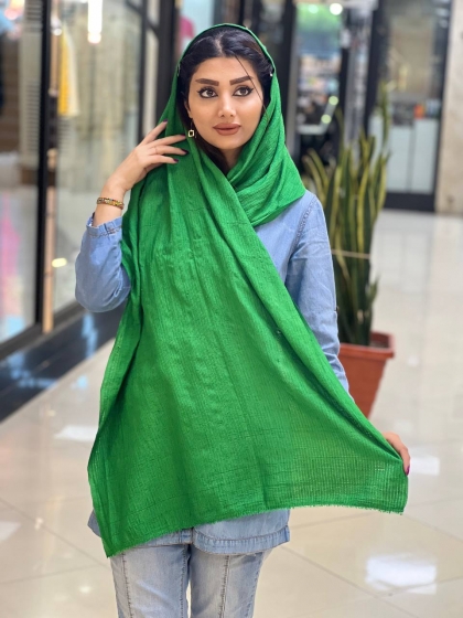 شال راه راه مخمل کد2154