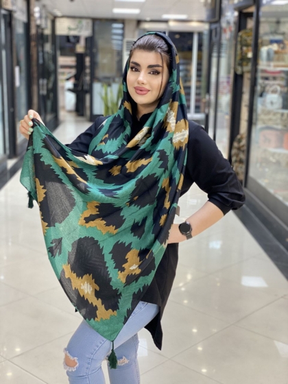 شال صابونی منگوله دار پاییزه کد 565