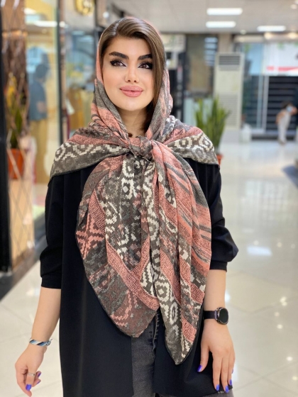 روسری گارزا دور دست دوز کد 445