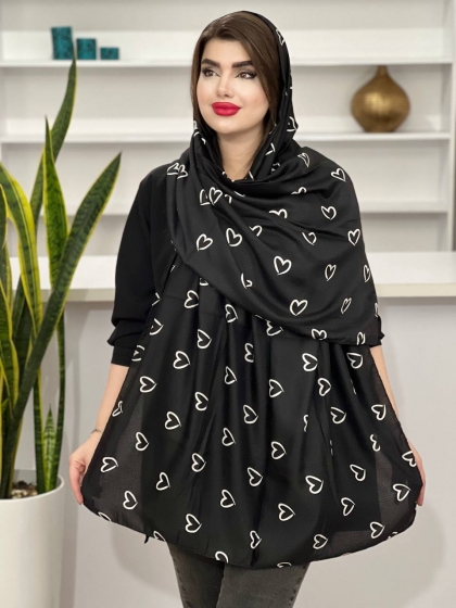 شال نخی دور دوخت منگوله دارکد1175