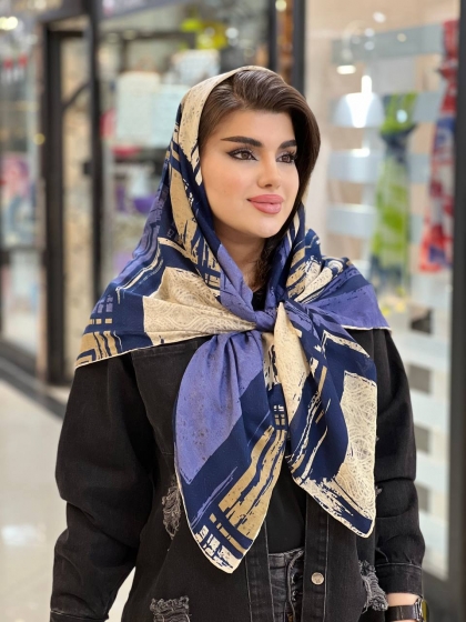 روسری نخی اسلپ دور دست دوز کد893