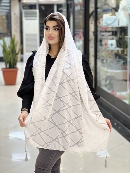 شال یاخما منگوله دار کد 863