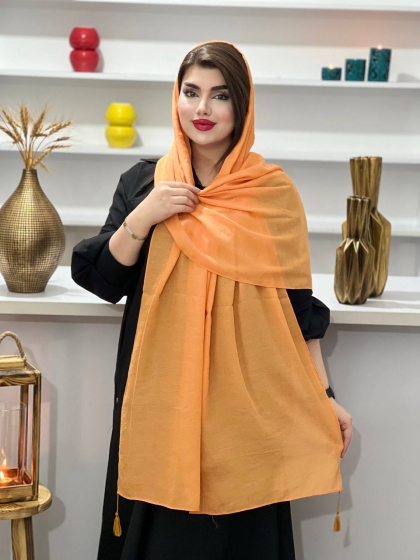 شال اسلپ ساده منگوله دار کد1076