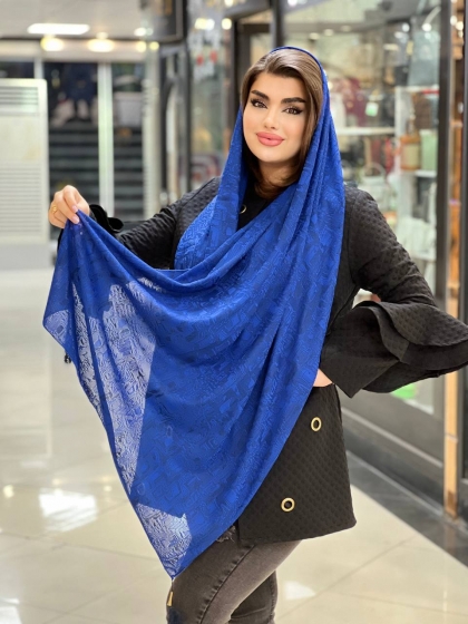 شال نخی پاییزه منگوله دار کد 710