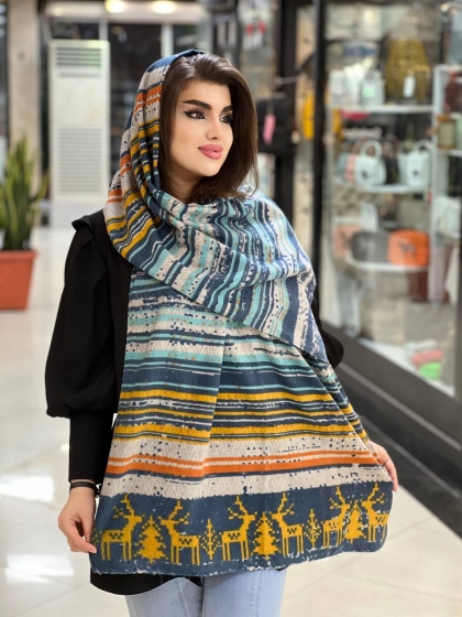 شال کجراه موهر پاییزه و زمستانه کد 695