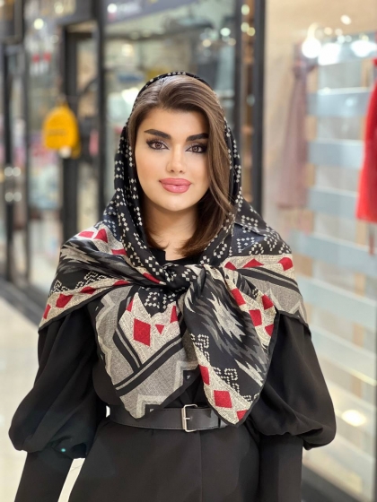 روسری کشمیر دست دوز پاییزه کد 673