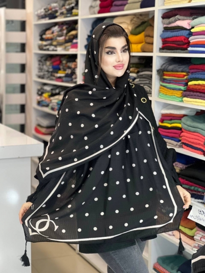 شال نخی منگوله دار بهاره کد768