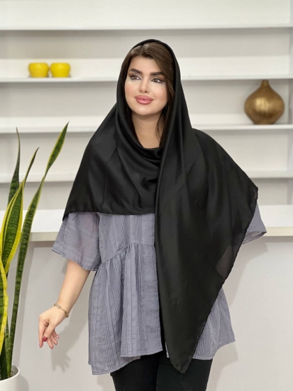 روسری نخی دور دست دوز کد1159