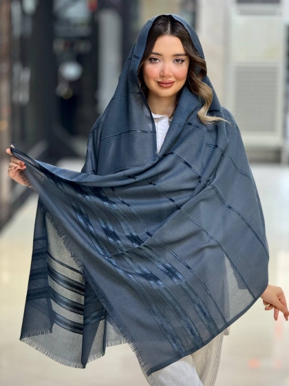 شال سوپر نخ خطی کد 2547