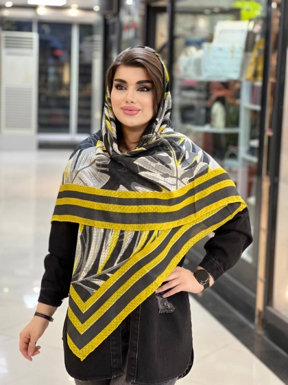 روسری گارزا دور دست دوز کد 857