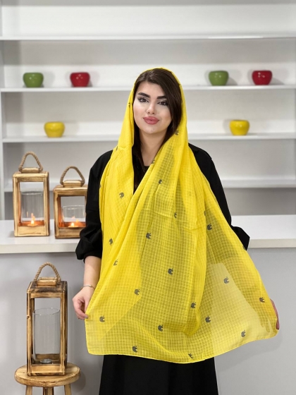 شال نخی ژاکارد کد 1119