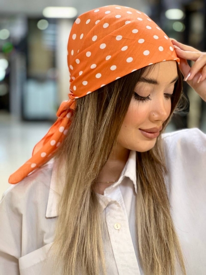 روسری مینی اسکارف دور دوخت کد 2386