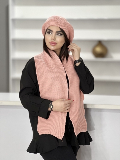 شال و کلاه بافت کد 1437