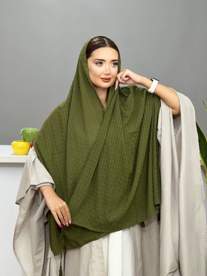شال نخی تسلا منگوله دار کد1235
