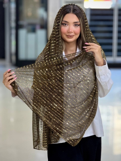 شال آینه ای وارداتی کد 2913